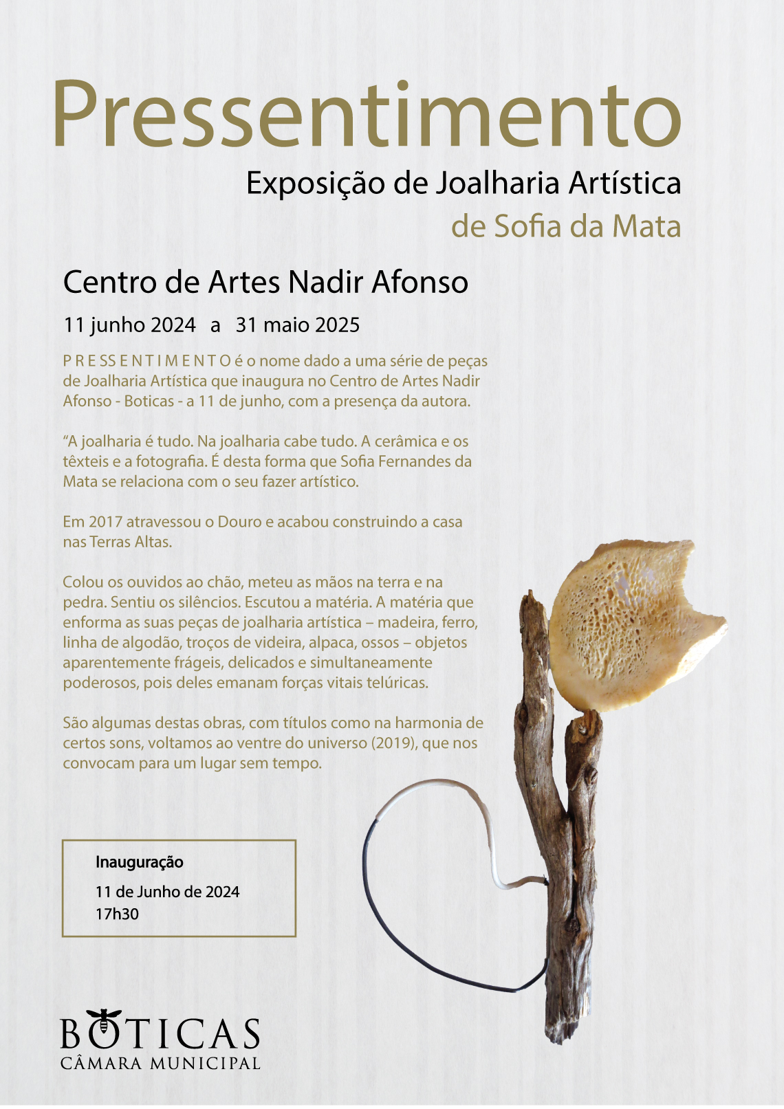 Pressentimento | Exposio de Joalharia Artstica de Sofia da Mata
