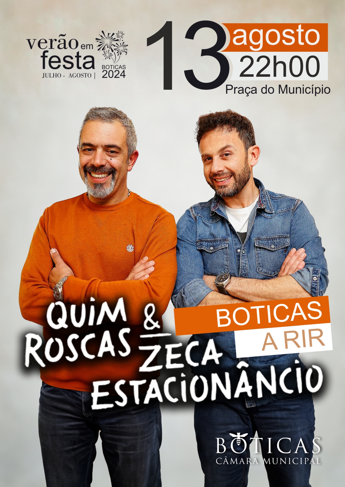 Quim Roscas & Zeca Estacionncio | Boticas a Rir - Noite de Comdia | Vero em Festa 2024