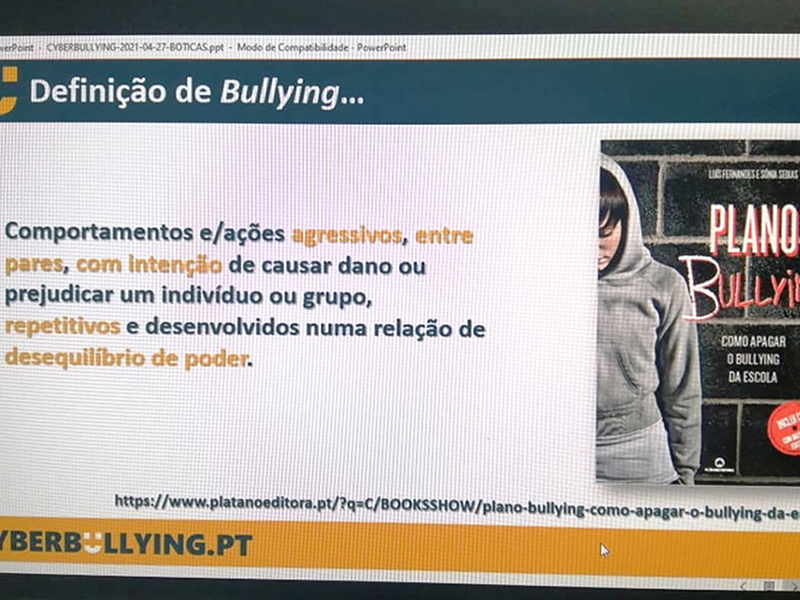Webinar STOP (Cyber)Bullying: Esta misso  tua!