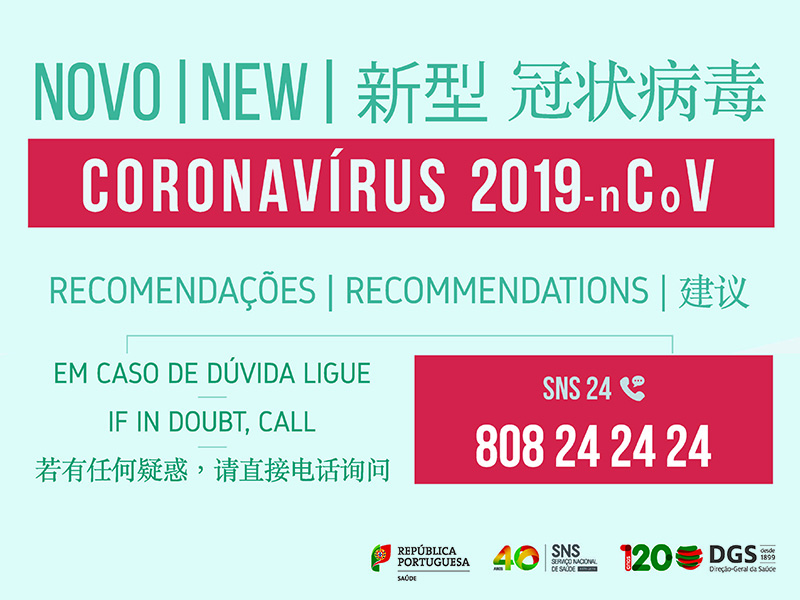 Recomendaes sobre o Coronavrus (COVID-19)