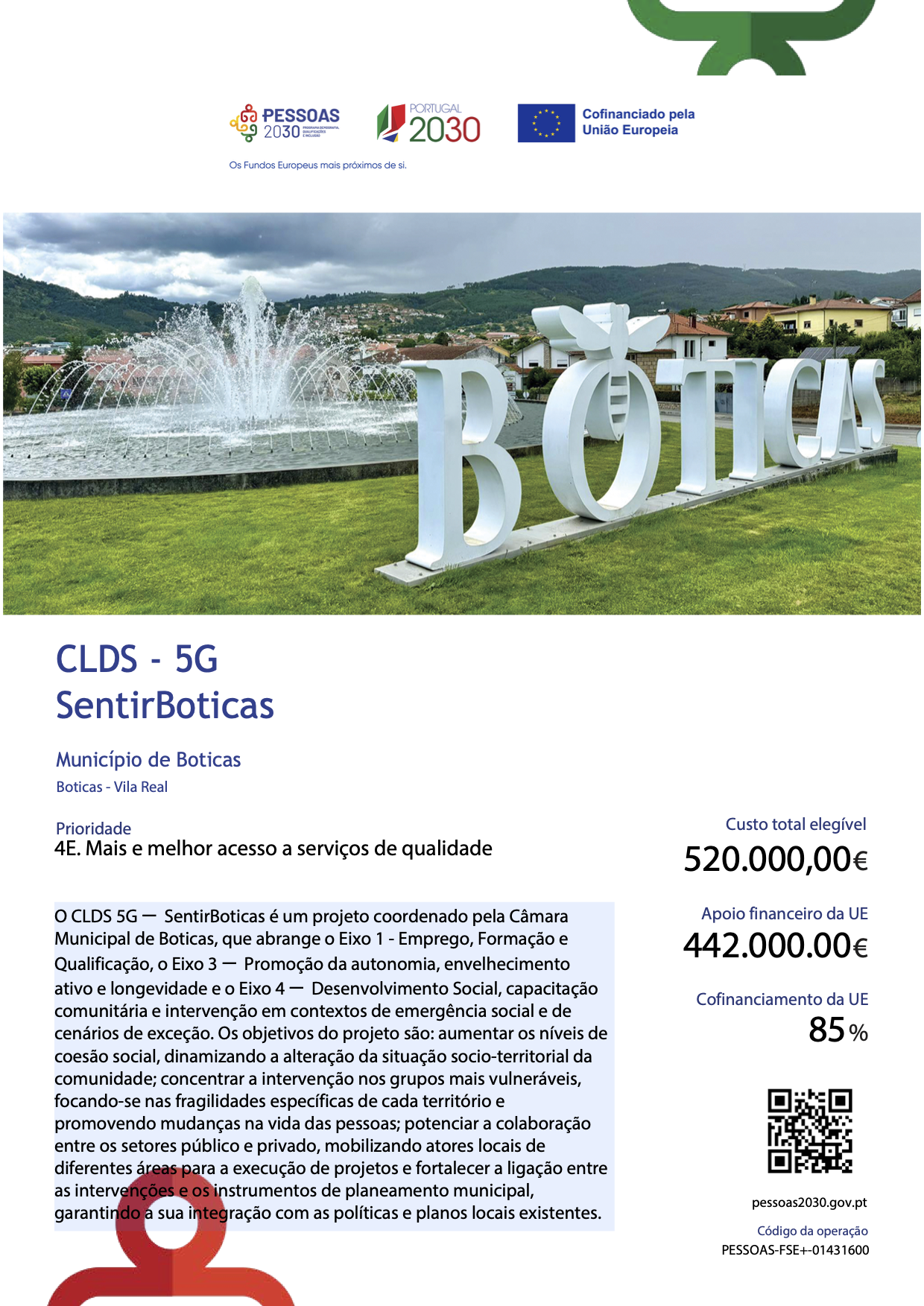 CLDS - 5G Sentir Boticas